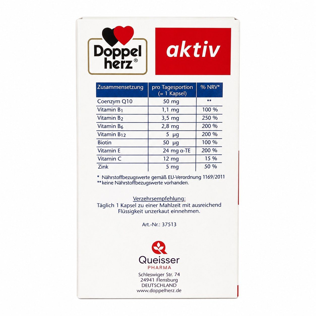 Doppelherz Coenzym Q10+B Vitamine Kapseln Kapseln