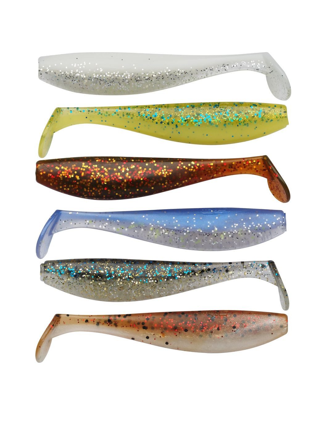 Kunstköder Abu Garcia Paddletail Kit 8cm - 6 Gummifische im Set