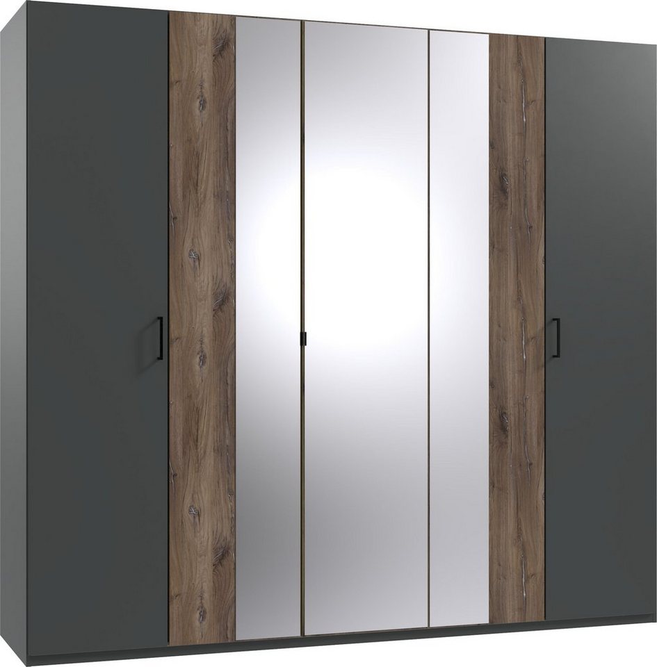 Wimex Drehtürenschrank Kreta mit Spiegeltüren, 225cm breit