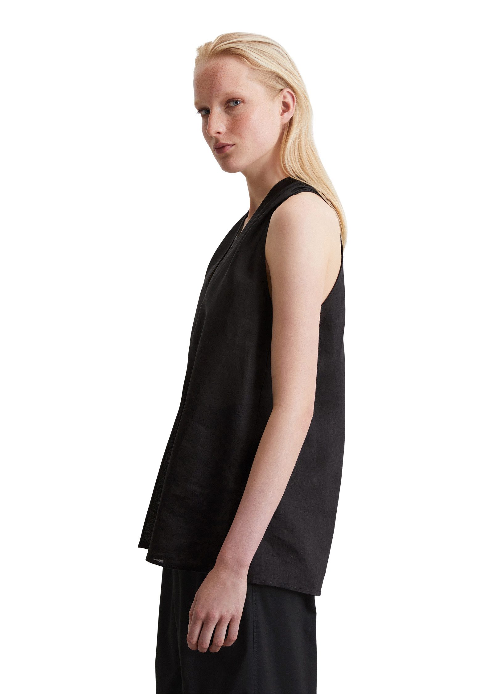 Marc O'Polo Blusentop mit drapiertem Rücken-Effekt günstig online kaufen