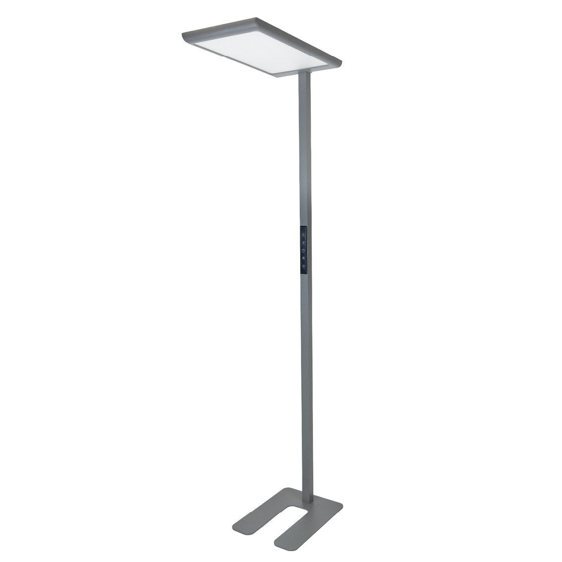 LUXULA LED Stehlampe LUXULA LED Stehleuchte 100 W 4000 K Neutralweiß Grau, Neutralweiß