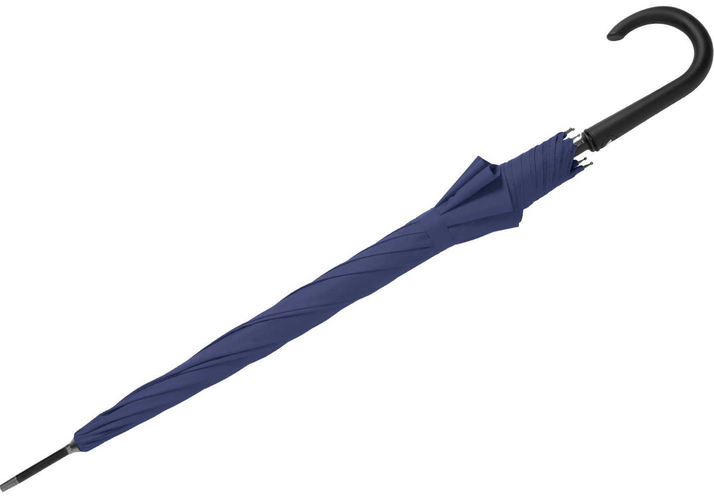 Auf-Automatik, großer RS-Versand Auslöseknopf navy-blau stabiler mit Stahl-Fiberglas-Gestell, Regenschirm integrierter Langregenschirm