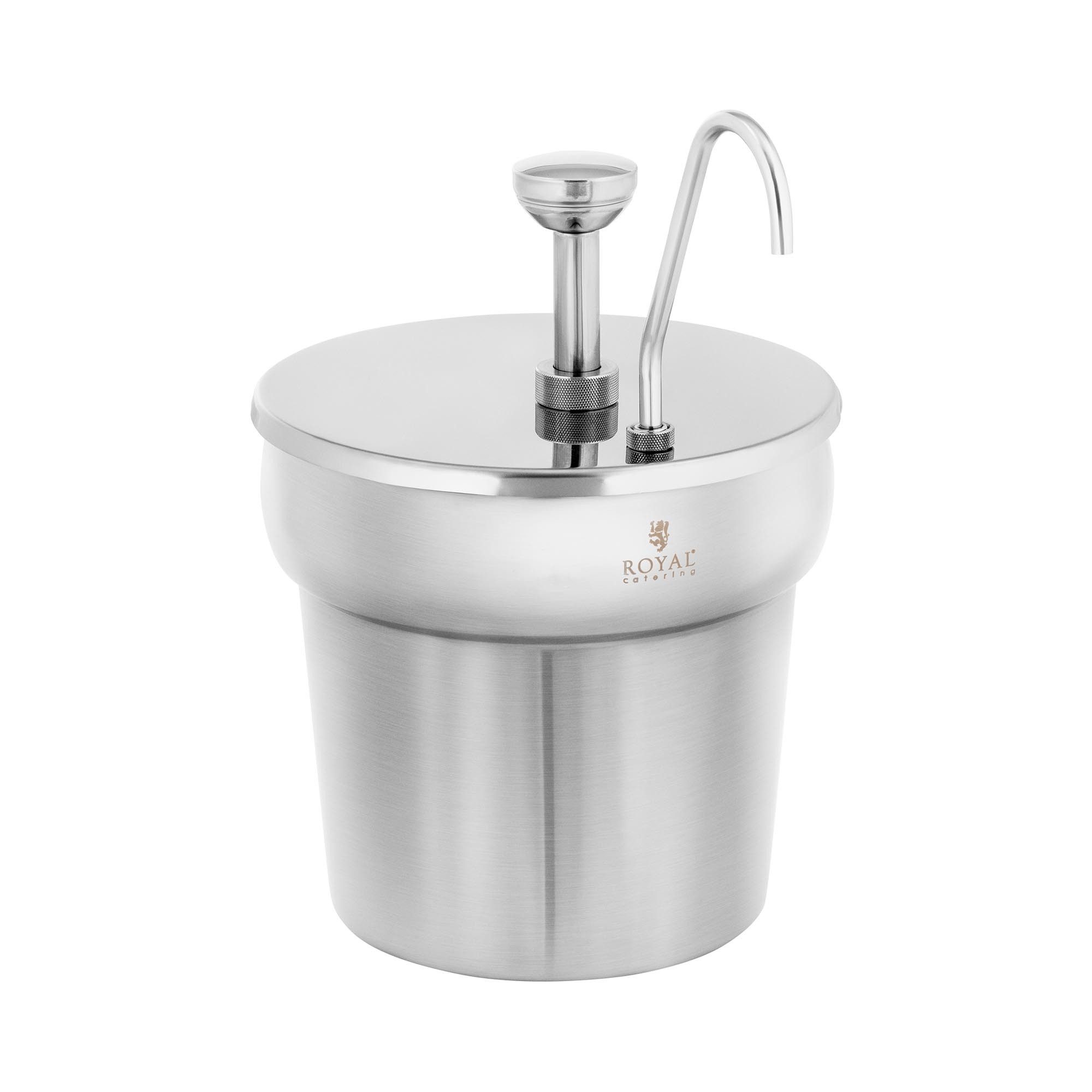 Royal Catering Sauciere Saucenspender 6,6 l Pumpspender Dosierspender Senfspender Ketchup