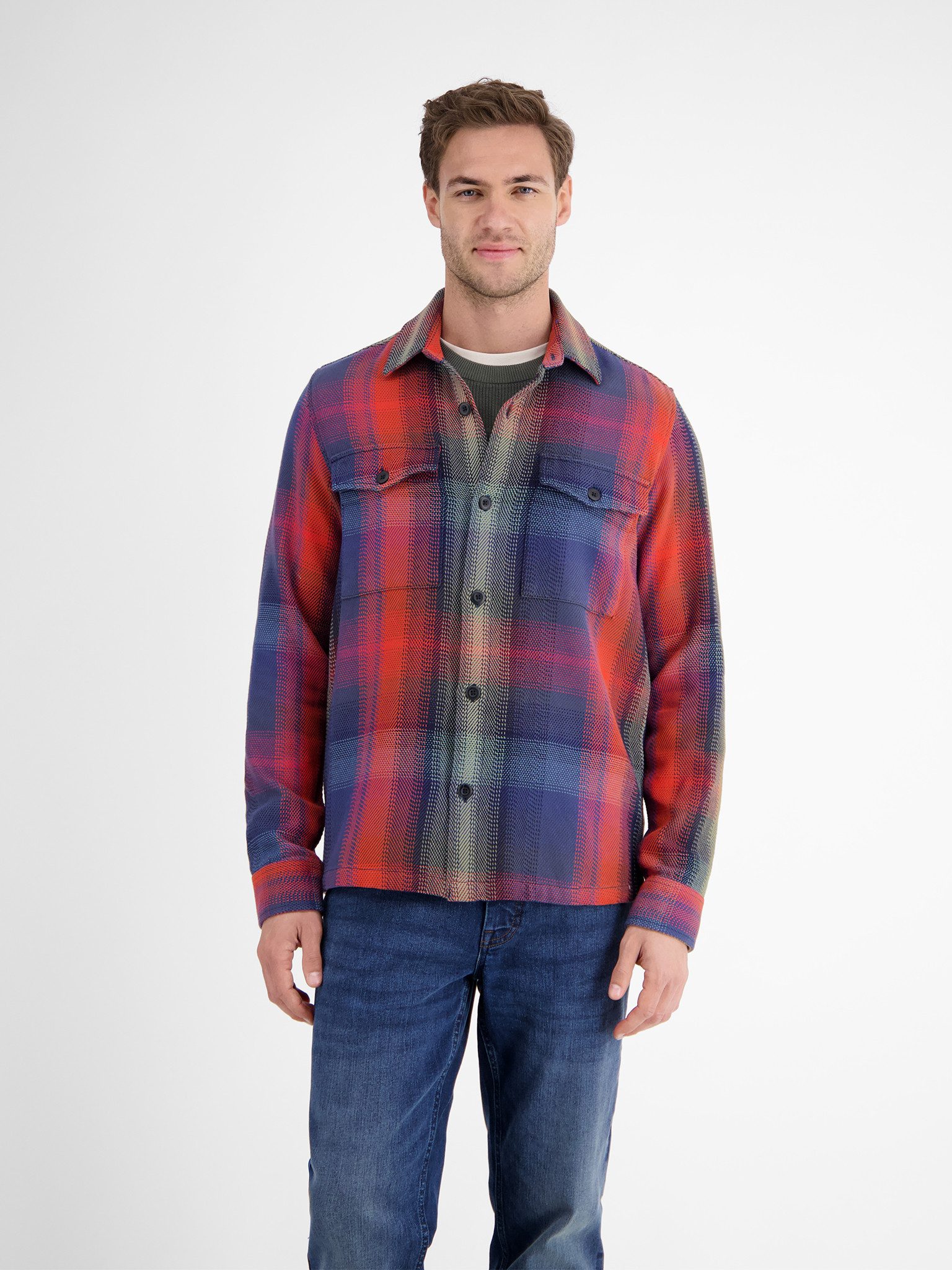 LERROS Langarmhemd mit Taschen günstig online kaufen