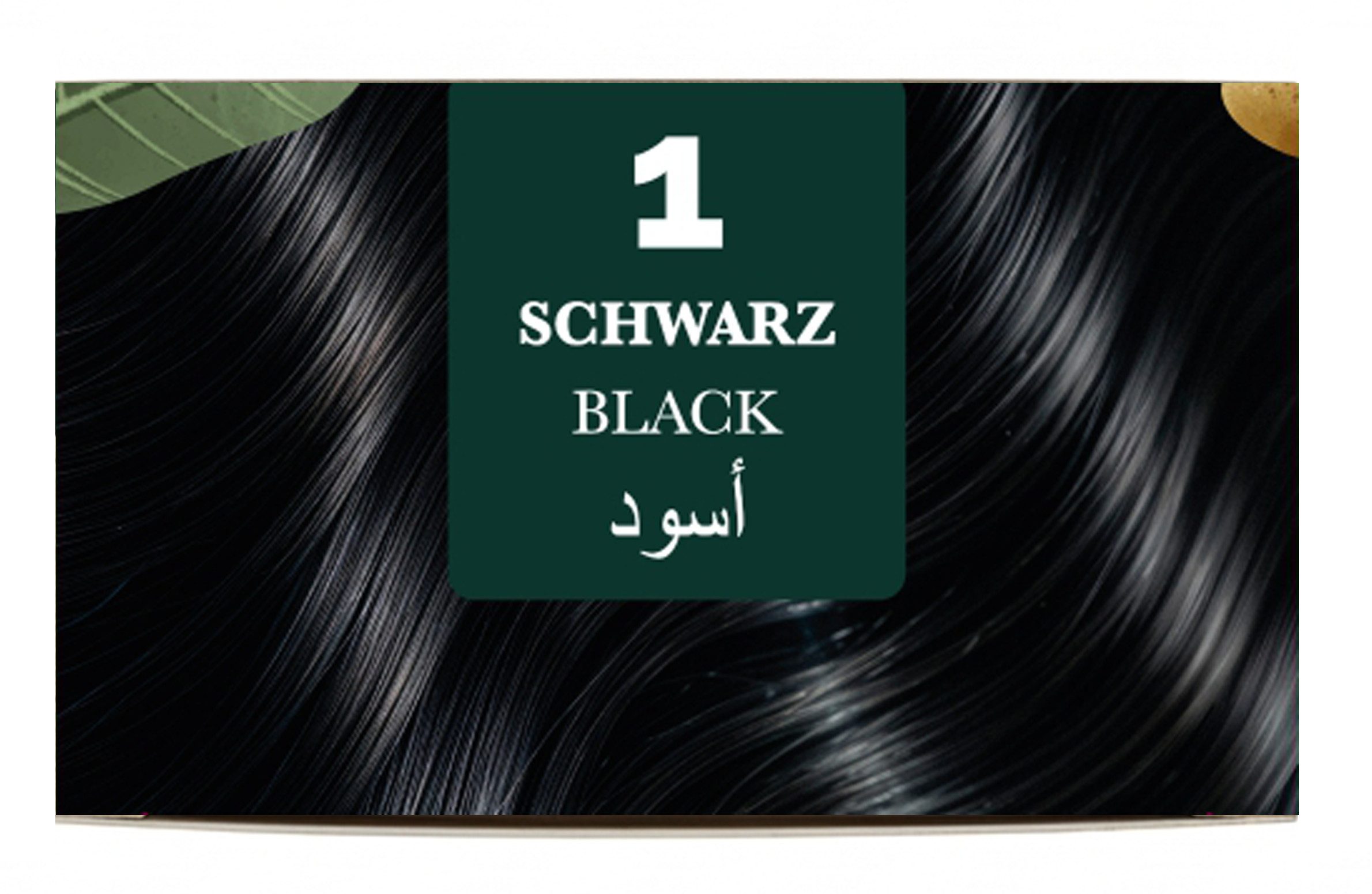 Vibella Haarfarbe Haarfärbecreme Nr. 1 Schwarz – Premium-Haarfarbe