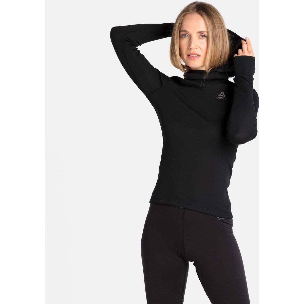 Odlo Layershirt Active Warm Hochfunktionelle Damenbekleidung für Winteraktivitäten mit