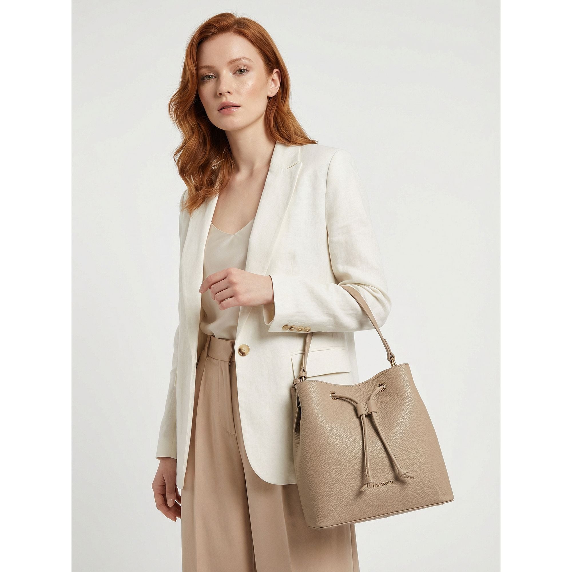 Lazarotti Beuteltasche Bologna Leather, Leder