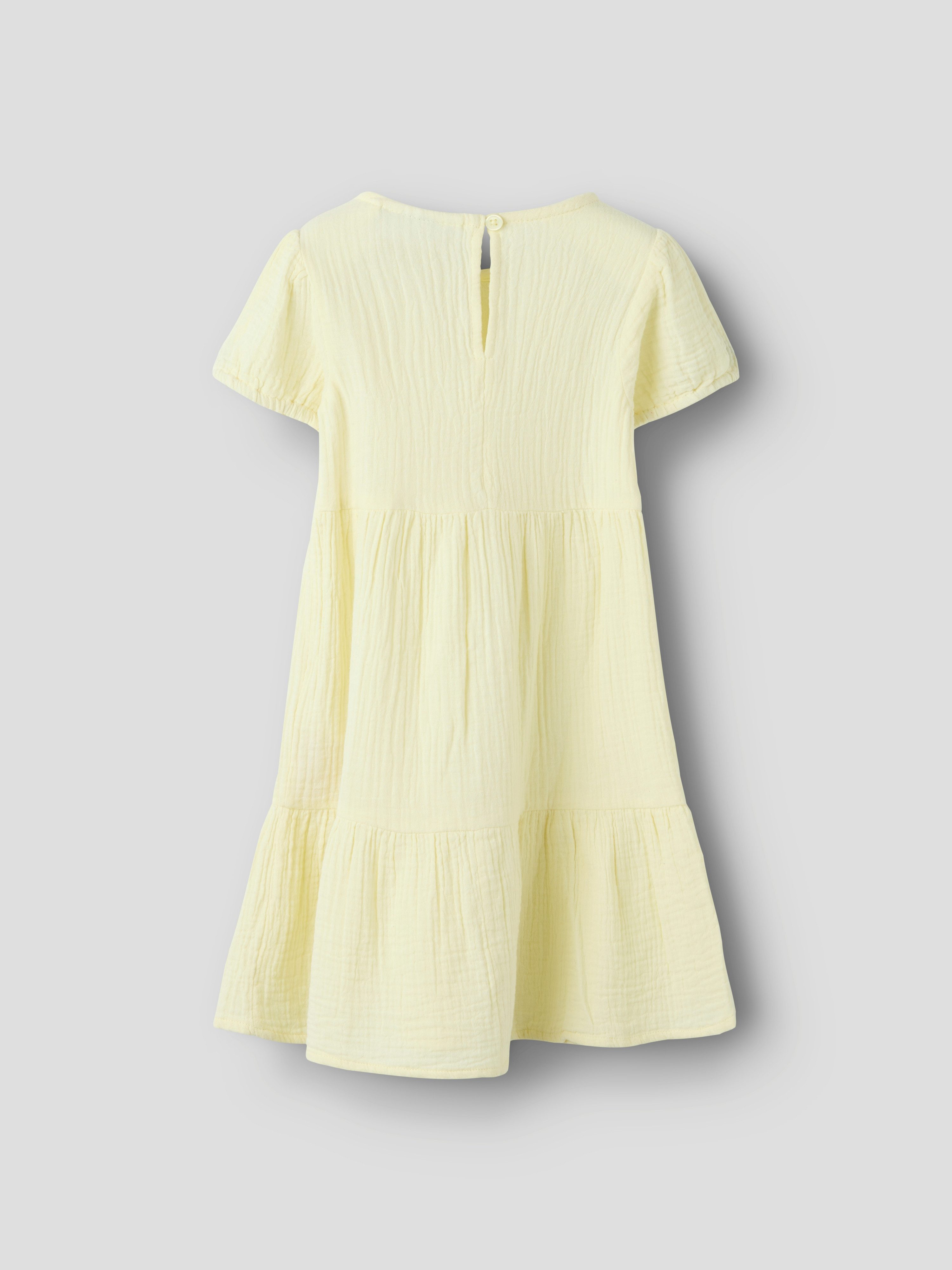 Name It Tunikakleid NMFJASMIN SS DRESS NOOS Baumwolle - Musselin, mit Volant