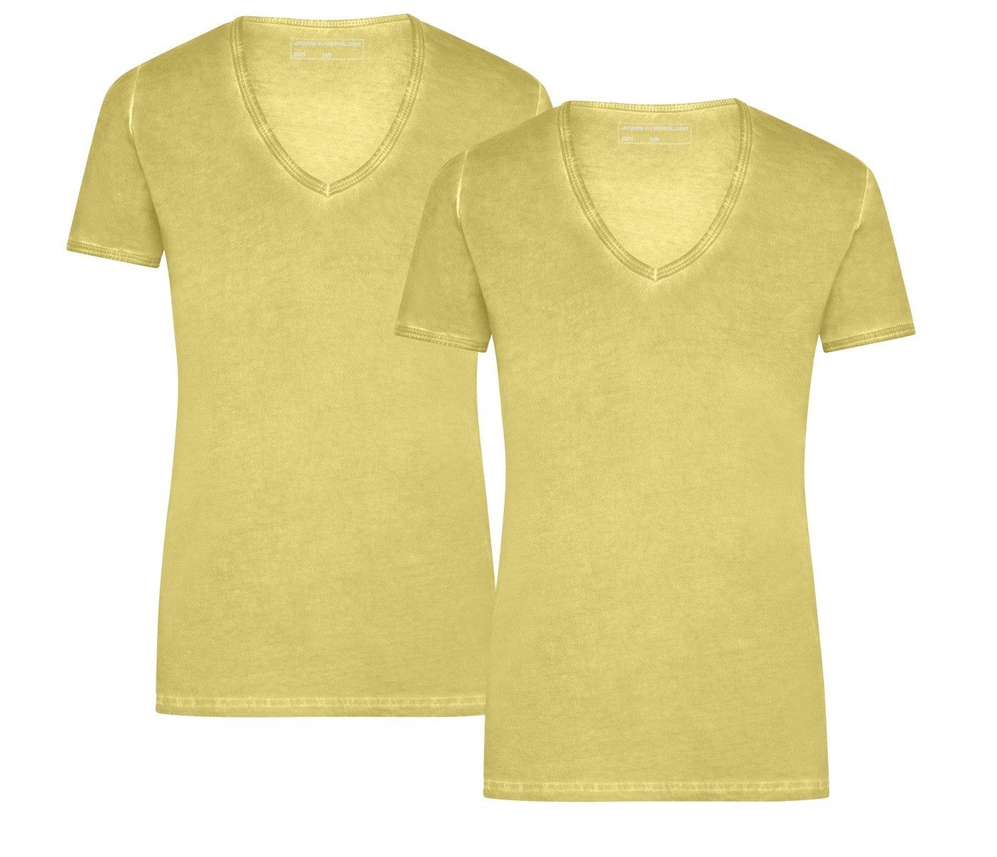 T-Shirt Doppelpack T-Shirt mit V-Ausschnitt JN975