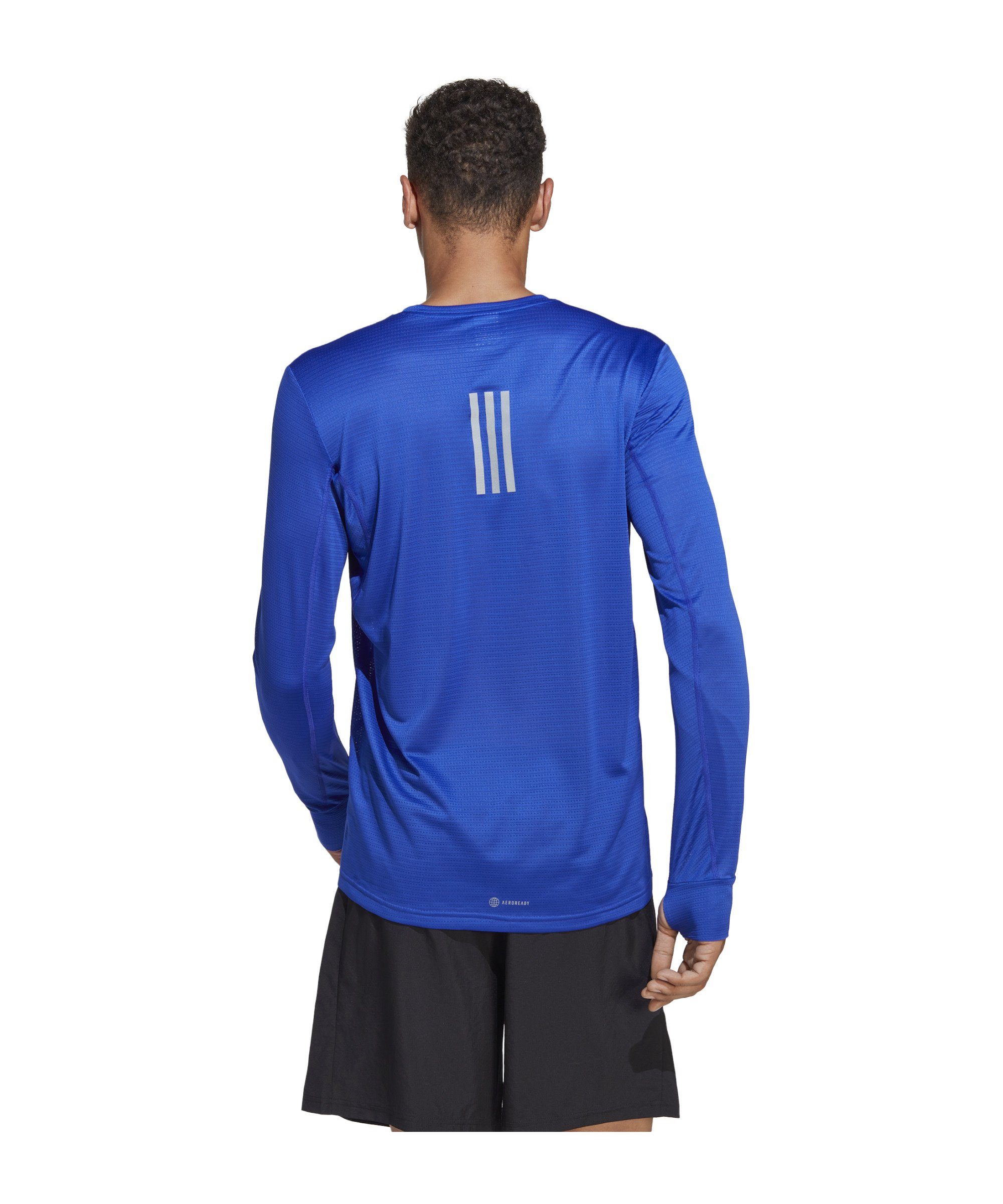 adidas default Performance Lauftop Run Own the blau Sweatshirt
