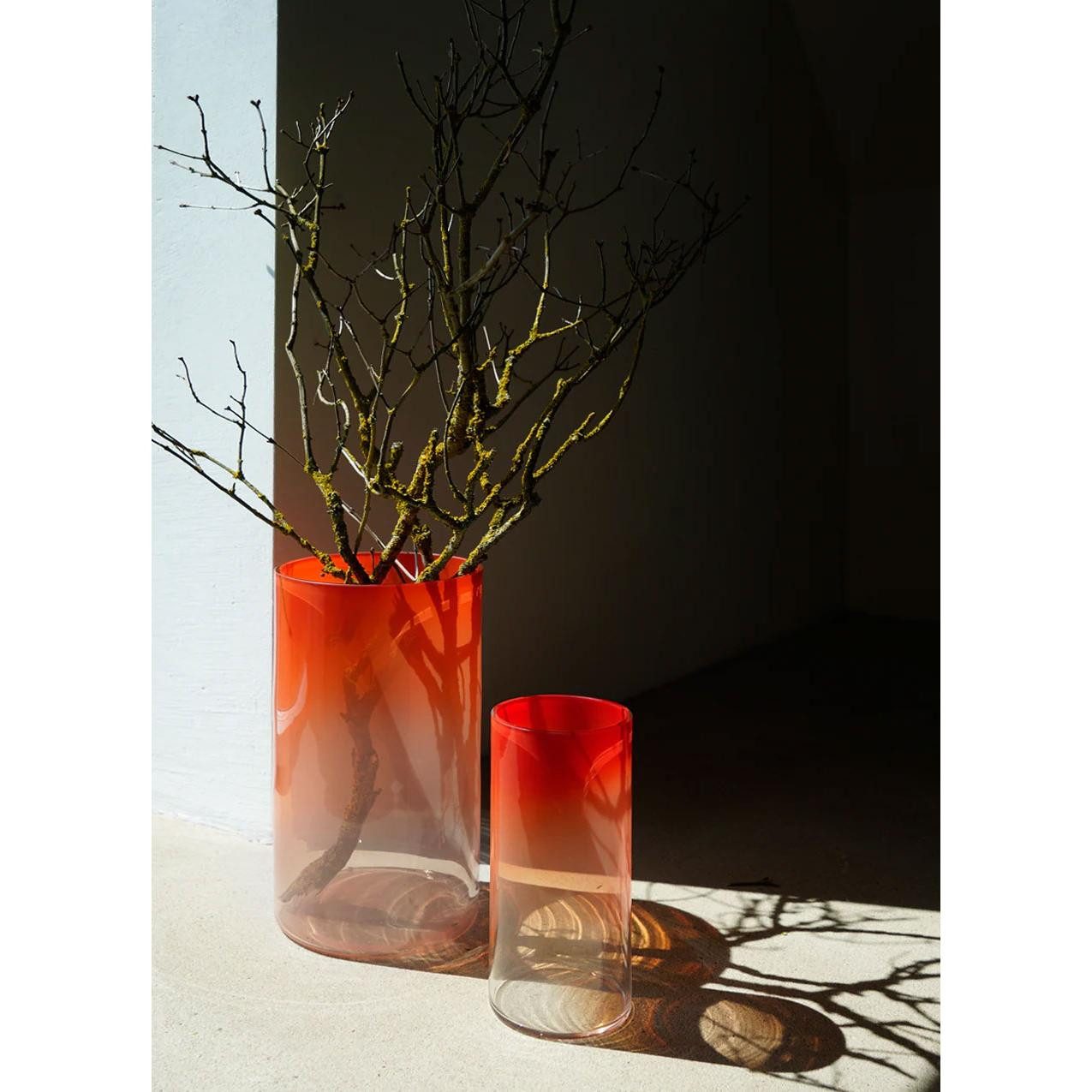 Fundamental Berlin Dekovase Vase Rise Racing Red (30cm)