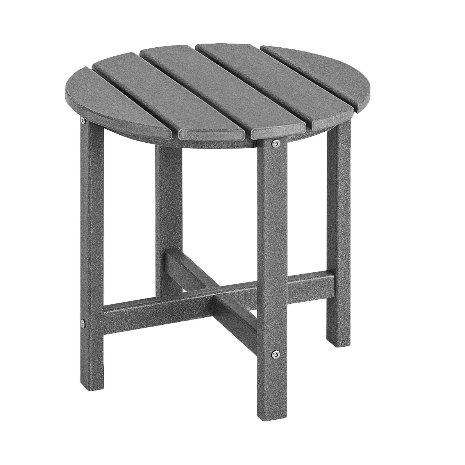 KOMFOTTEU Gartentisch Beistelltisch, aus HDPE, rund günstig online kaufen