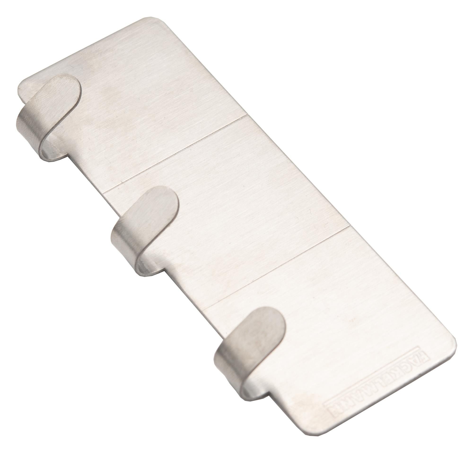 Osma Kleiderhaken Klebehaken Kleiderhaken Badhaken 3fach, Gadrobe, Wandhaken, Edelstahl, selbstklebend