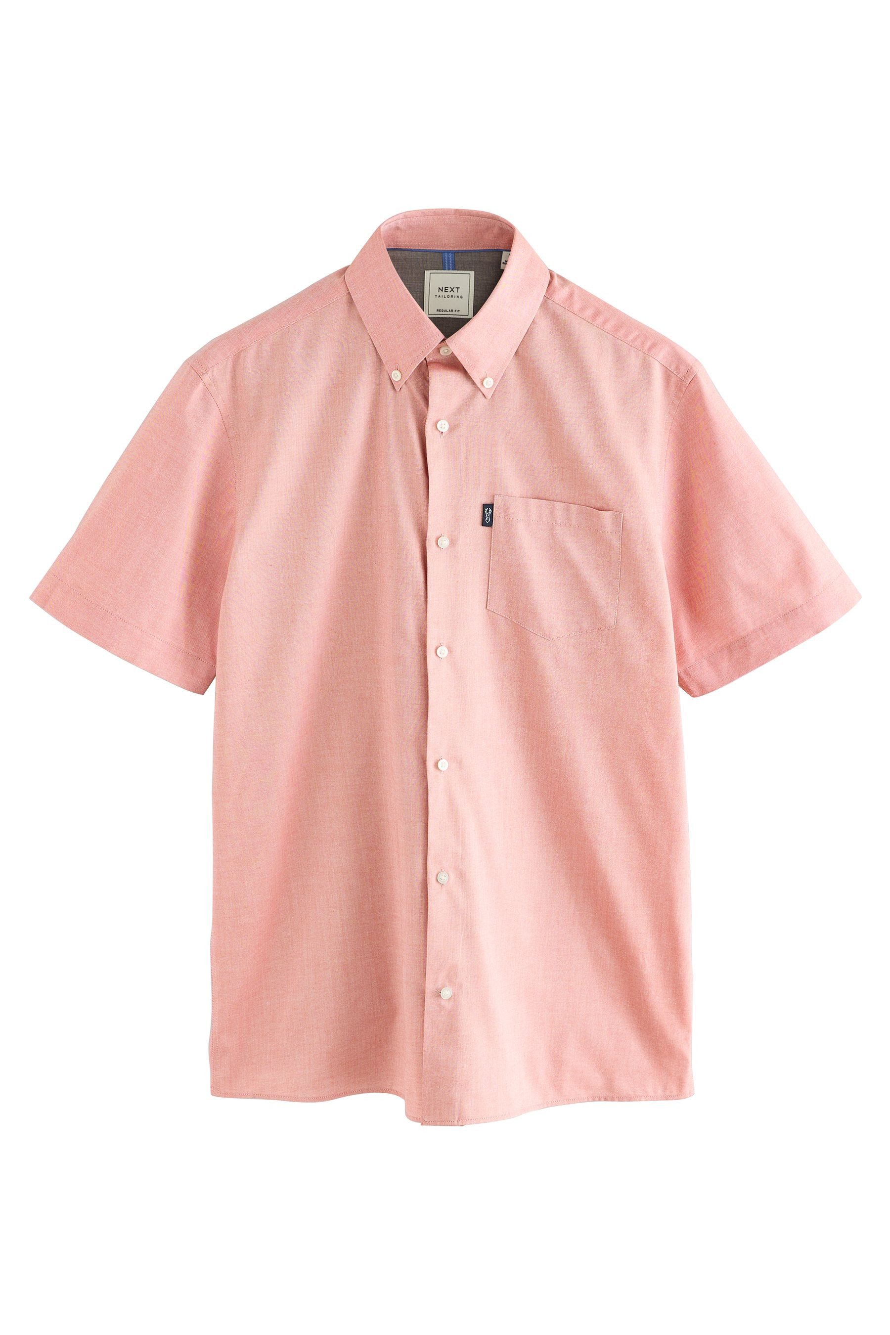 Next Kurzarmhemd Bügelleichtes Button-down-Oxfordhemd, Kurzarm (1-tlg) günstig online kaufen