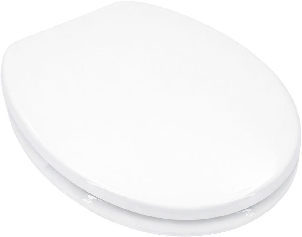 welltime WC-Sitz Uni, Holzkern, mit Absenkautomatik, kratzfest