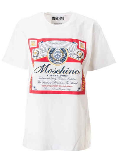Moschino Print-Shirt Moschino Damen T-Shirt, Moschino Mod; 3XA0778 King Of Clothes T-Shirt
