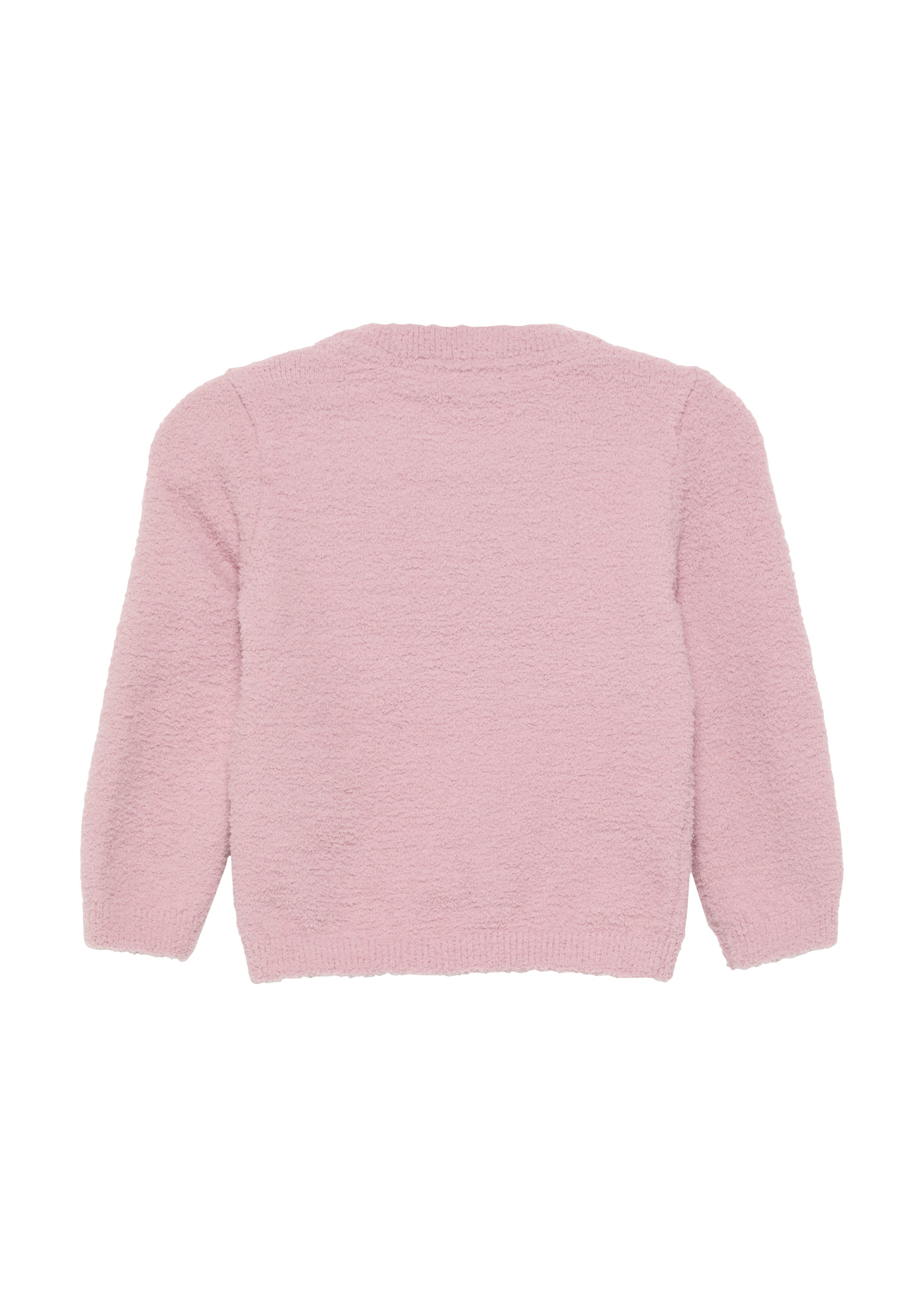 s.Oliver Langarmshirt Weicher Strickpullover aus Bouclé günstig online kaufen