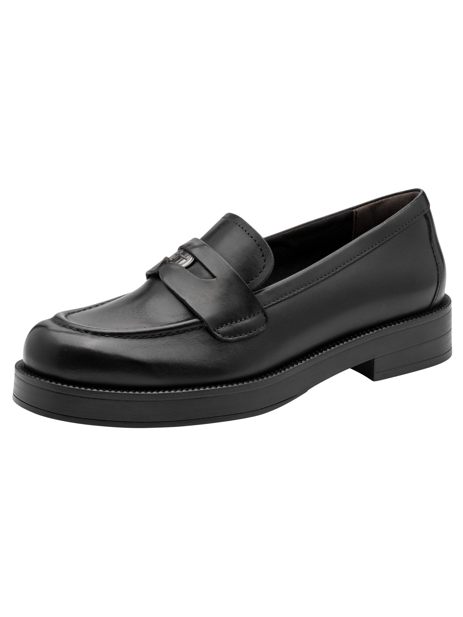 aus Leder kein Absatz 1-24354-47 Slipper