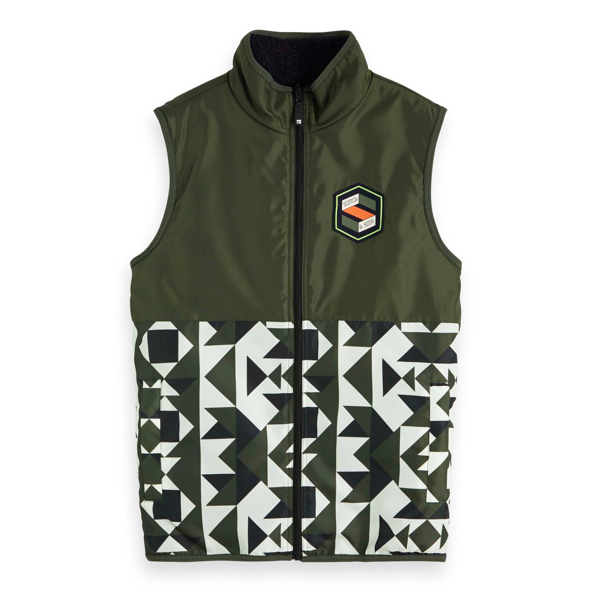 Scotch & Soda Funktionsweste Scotch & Soda Herren Weste reversible bodywarmer 152112