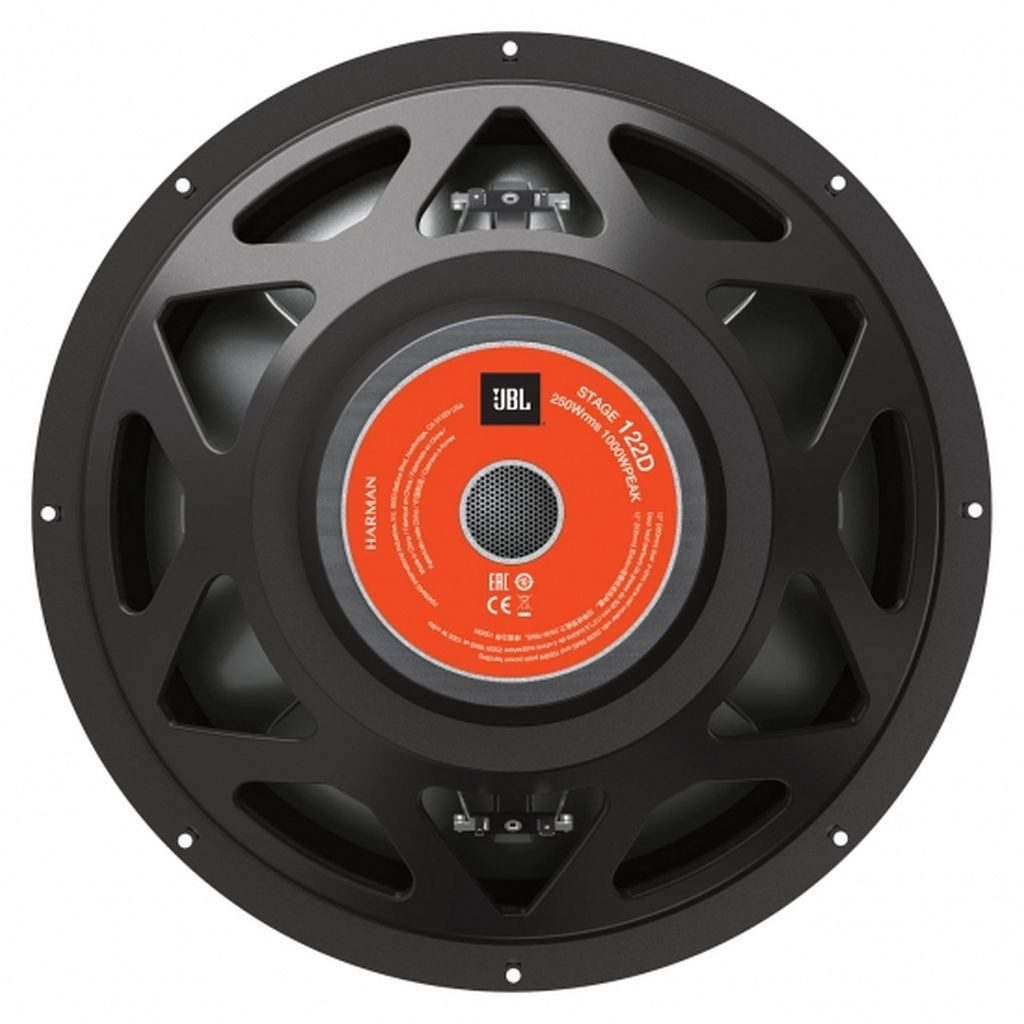 JBL Stage 122D 30cm Subwoofer mit 2x 4 Ohm Auto-Subwoofer (250 W, max.: W 30 cm)