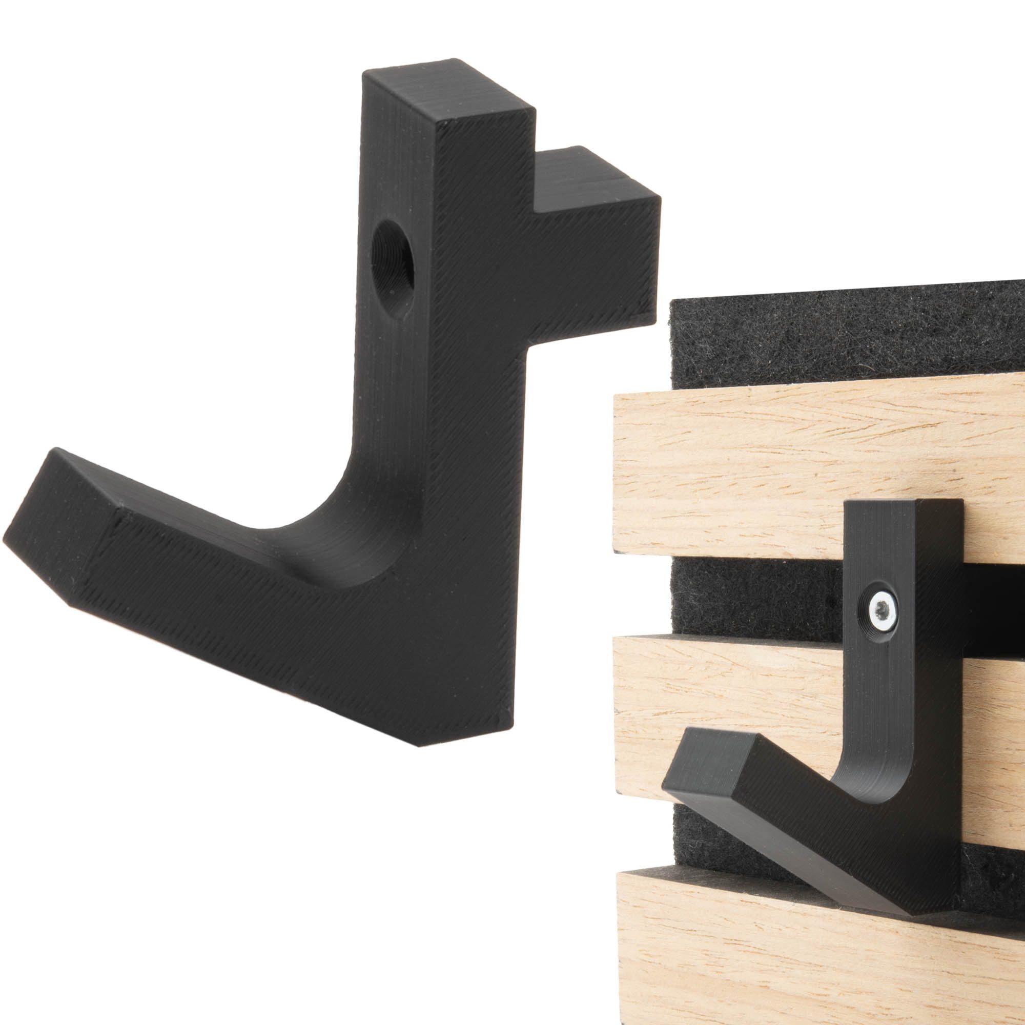 TSB Werk Kleiderhaken Kleiderhaken Garderobenhaken Akustik Paneele, (10-St) günstig online kaufen