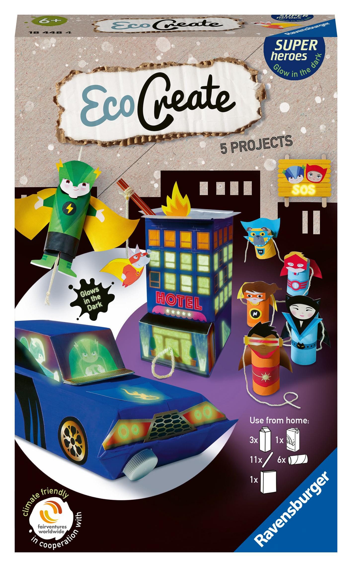 Ravensburger Verlag GmbH Spiel EcoCreate Mini - Superhelden