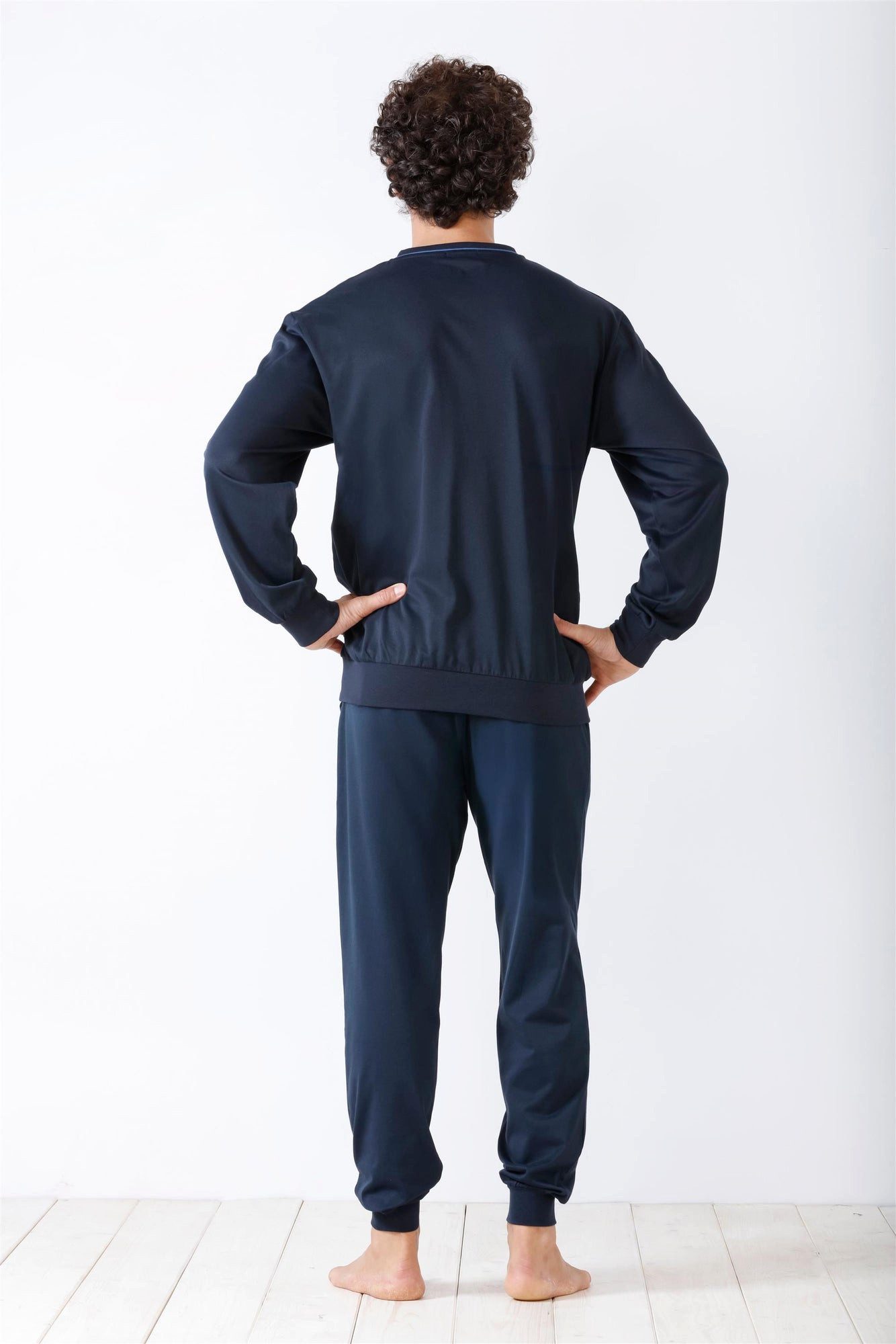 Hajo Schlafanzug Herren Schlafanzug mit Bündchen Klima Komfort® DAS ORIGINA günstig online kaufen