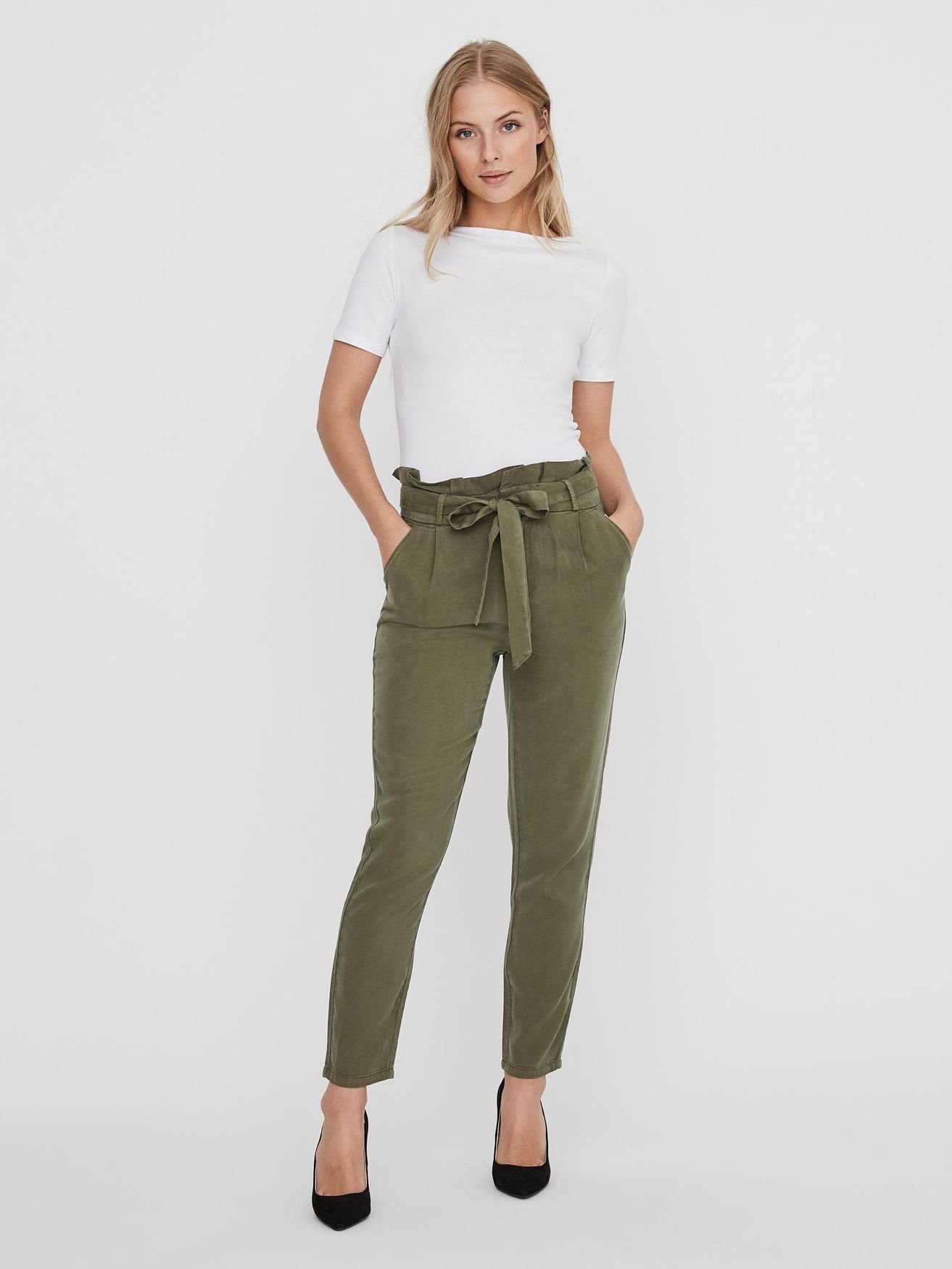 Vero Moda T-Shirt Basic Stretch mit günstig online kaufen
