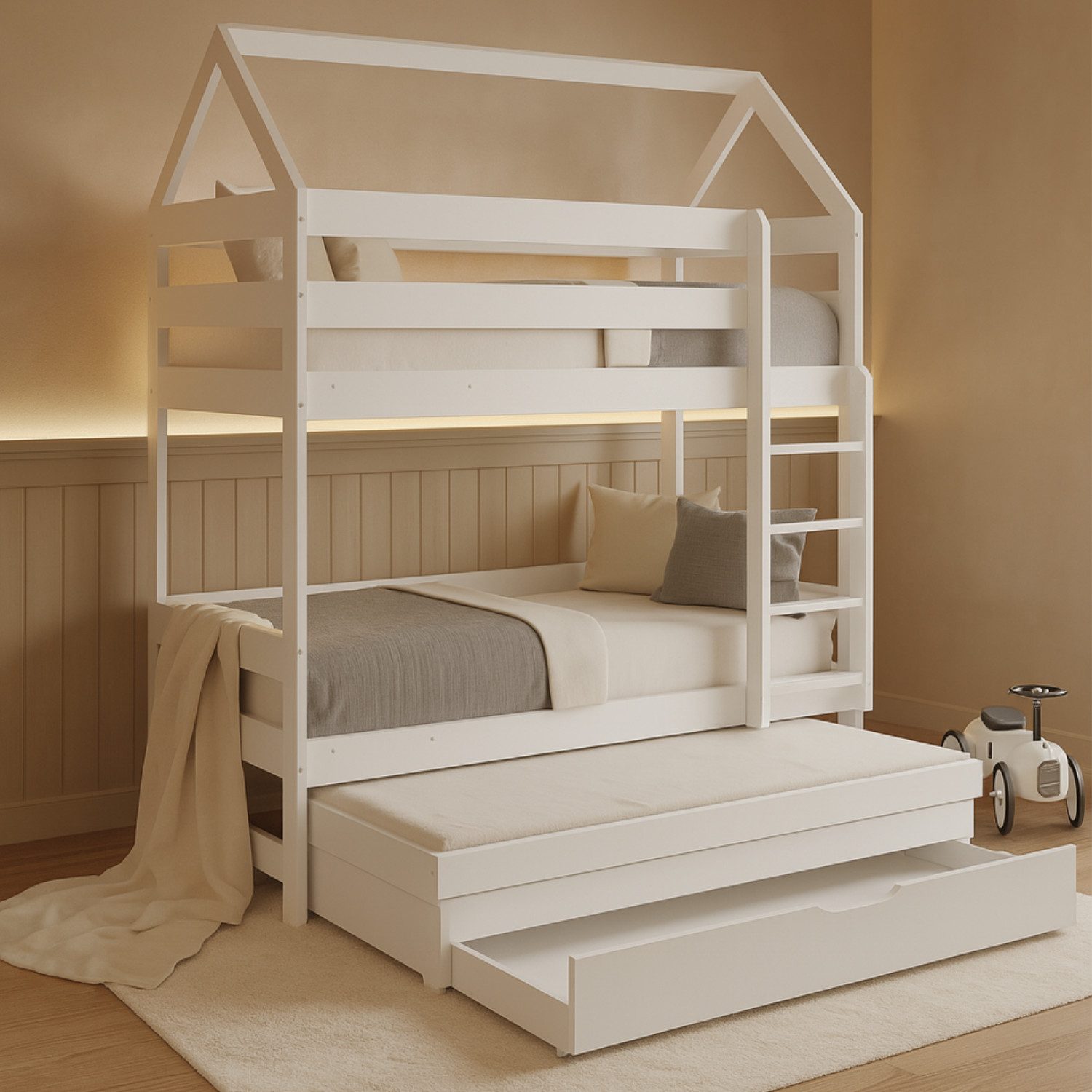 Alavya Home® Etagenbett CASA Hochbett Kinderbett günstig online kaufen