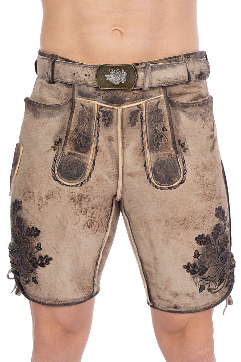 Maddox Trachtenlederhose Lederhose Herren kurz - günstig online kaufen