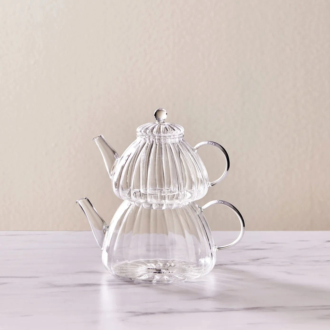 Karaca Caydanlik-Teekanne Karaca Lori Borosilikat Glas-Teekannen-Set, 1.8L, Hitzebeständig