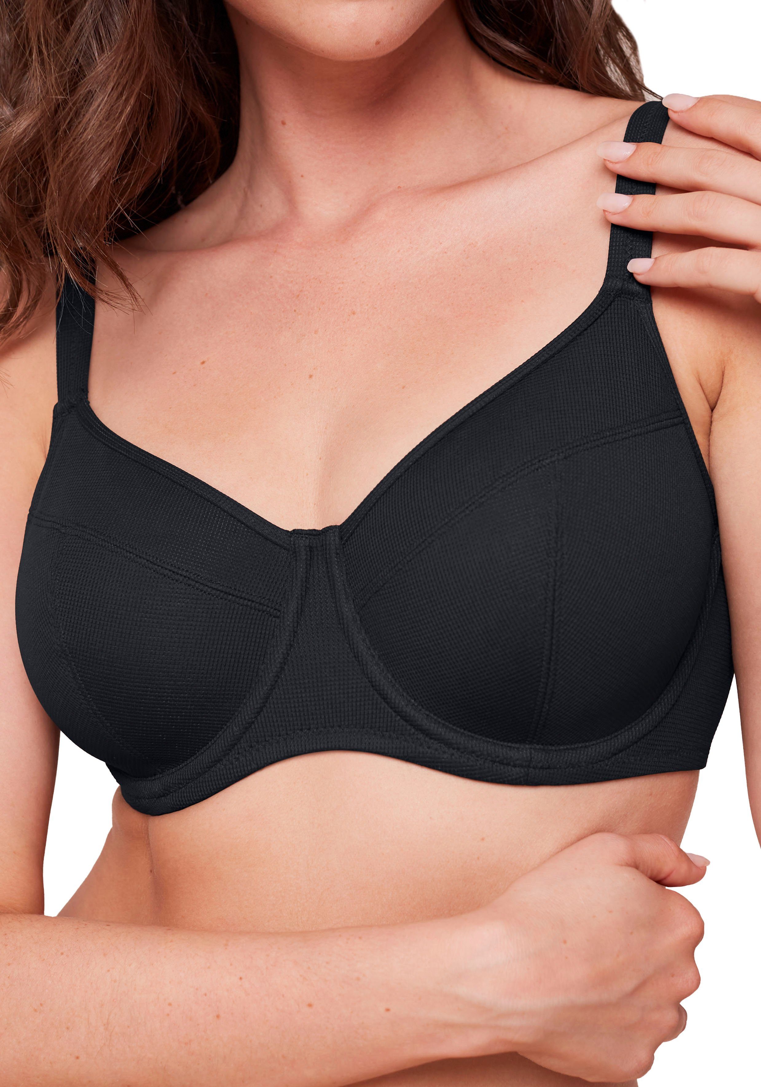 Triumph Bügel-Bikini-Top Summer Glow W 01 sd, Minimizer - verkleinert die Brust optisch um eine Cup-Größe