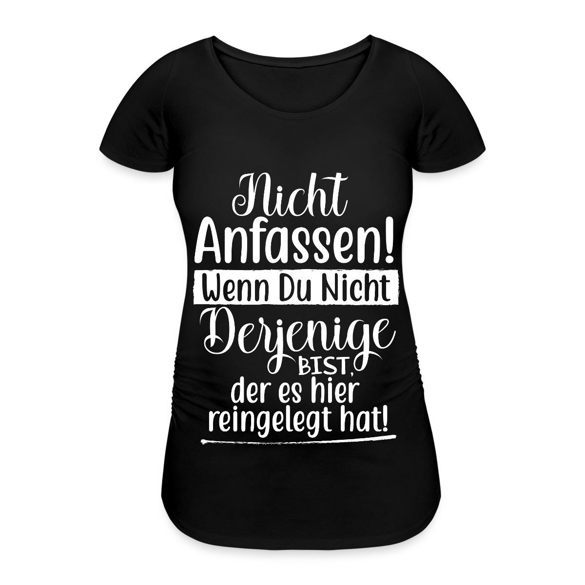 Spreadshirt T-Shirt Nicht Anfassen Babybauch Frauen Schwangerschafts T-Shirt (1-tlg)