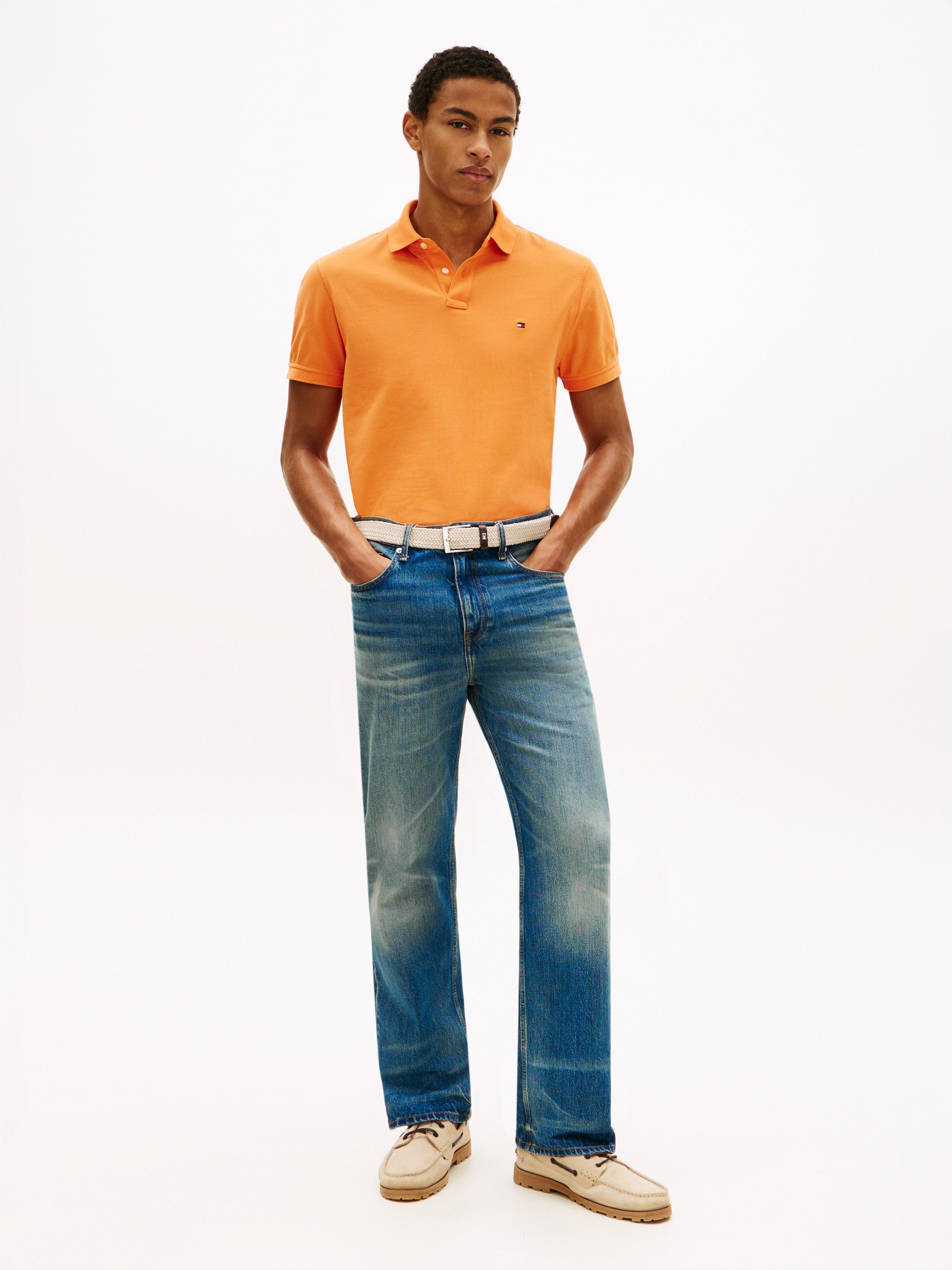 Tommy Hilfiger Poloshirt 1985 REGULAR POLO aus Piqué – Bild 3 von 5