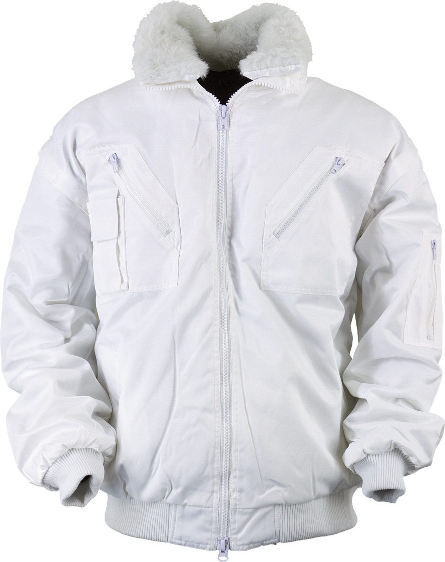 Craftland Arbeitsjacke Pilotenjacke weiß