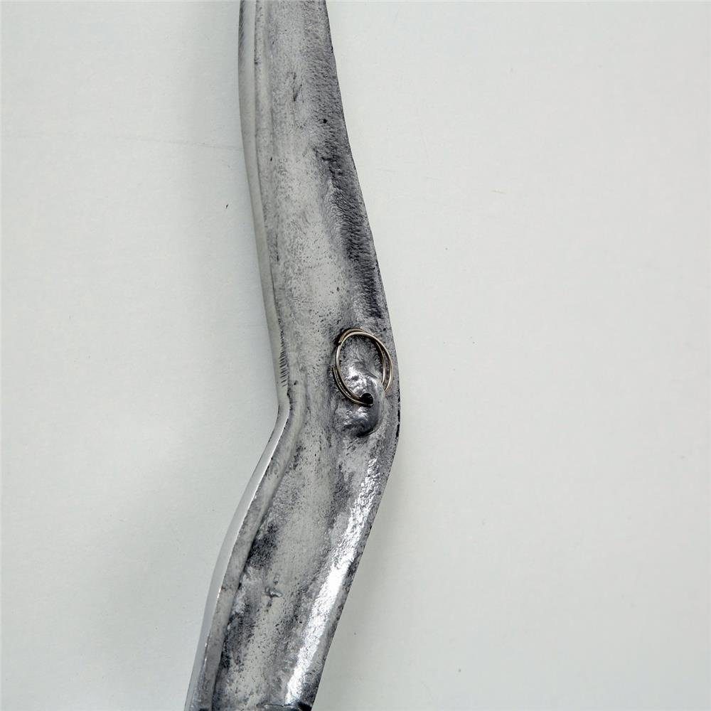 BOLTZE Dekoobjekt Jonathan (1 St., Wandobjekt Möwe), Möwe Aluminium Silber 47 x 18 cm Glänzend