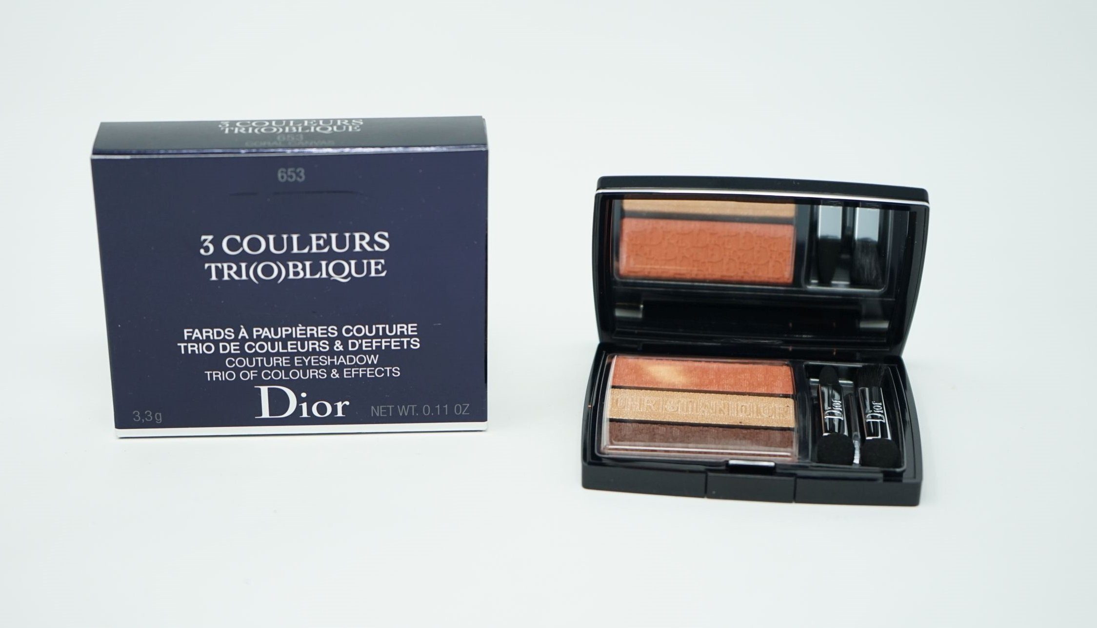 Dior Lidschatten Dior 3 Couleurs Trioblique Couture Eyeshadow 653 Coral Canvas