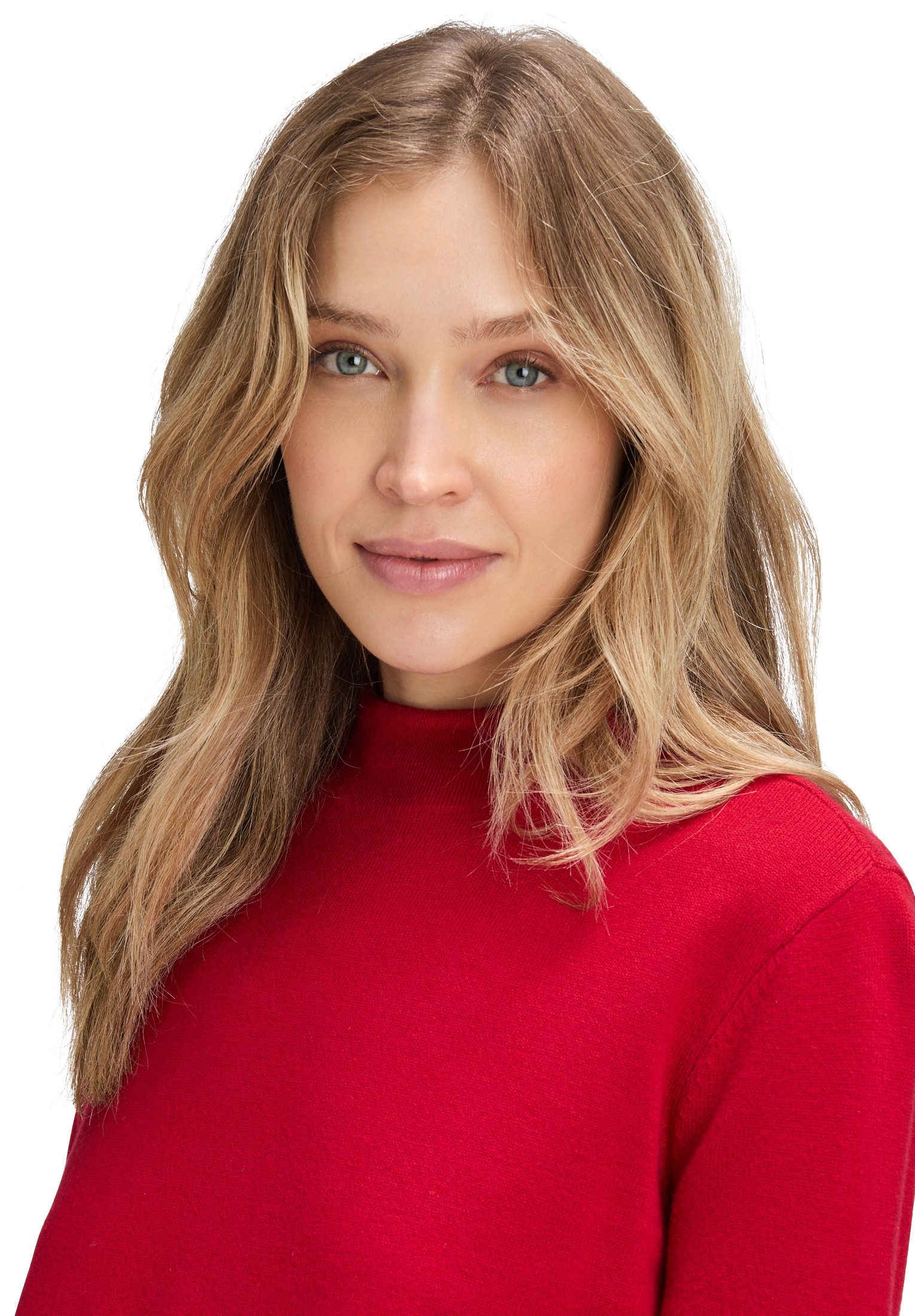 Betty Barclay Strickpullover Damen mit Stehkragen (1-tlg)