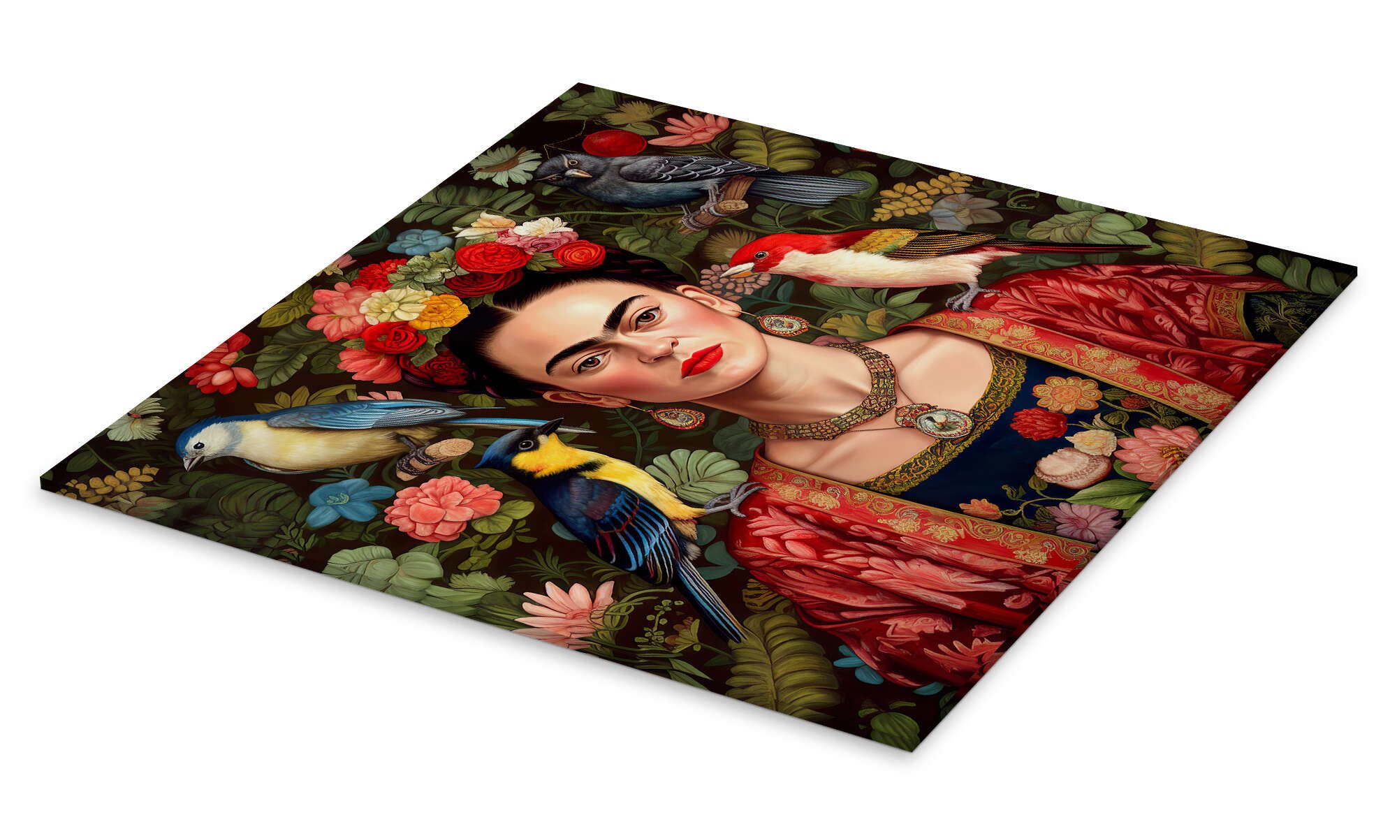 Posterlounge Wandbild Frida Kahlo mit exotischen günstig online kaufen