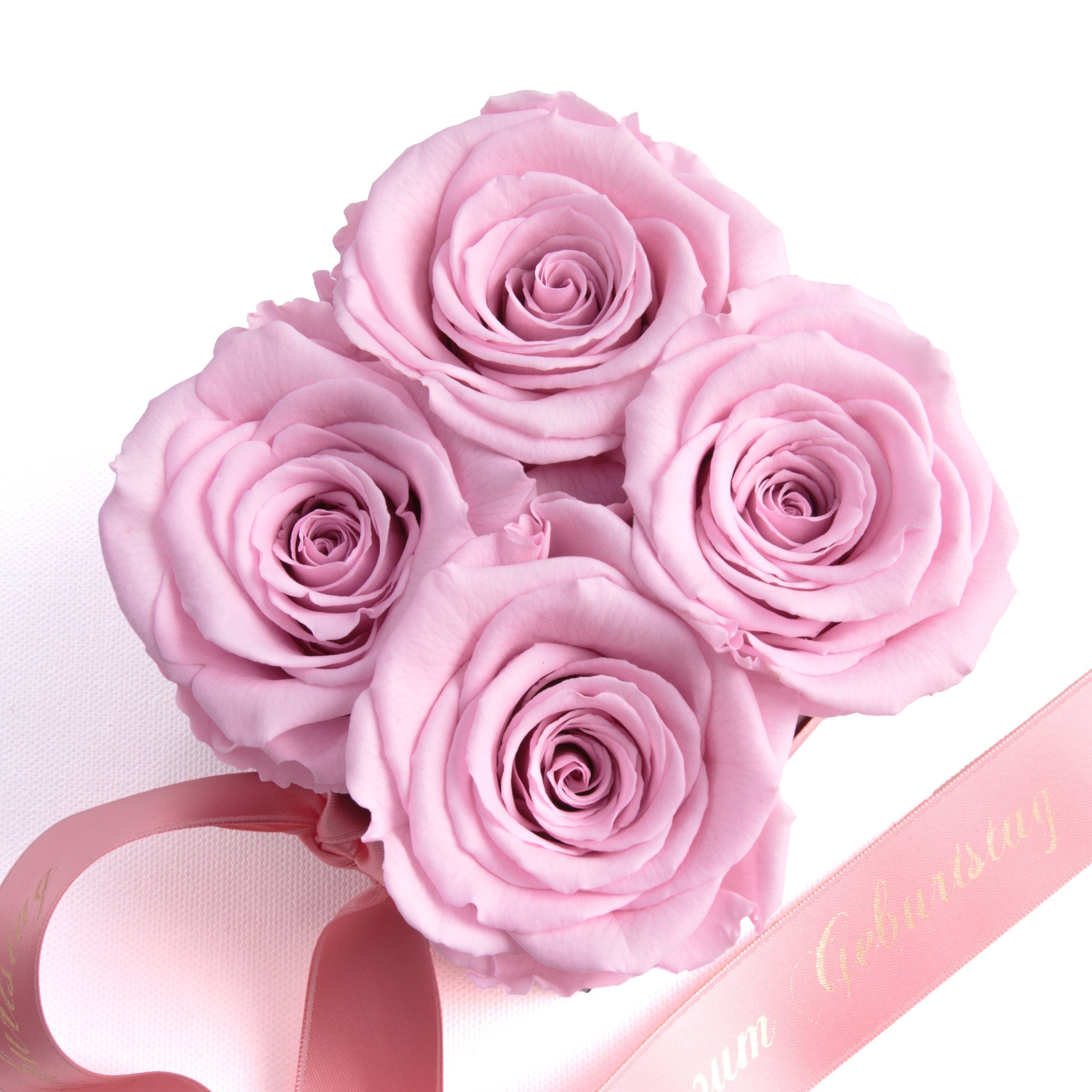 ROSEMARIE SCHULZ Heidelberg Dekoobjekt Rosenbox echte Rosen Alles Liebe zum Geburtstag Geschenk für Frauen (1 St), Echte konservierte Rosen, Made in Germany