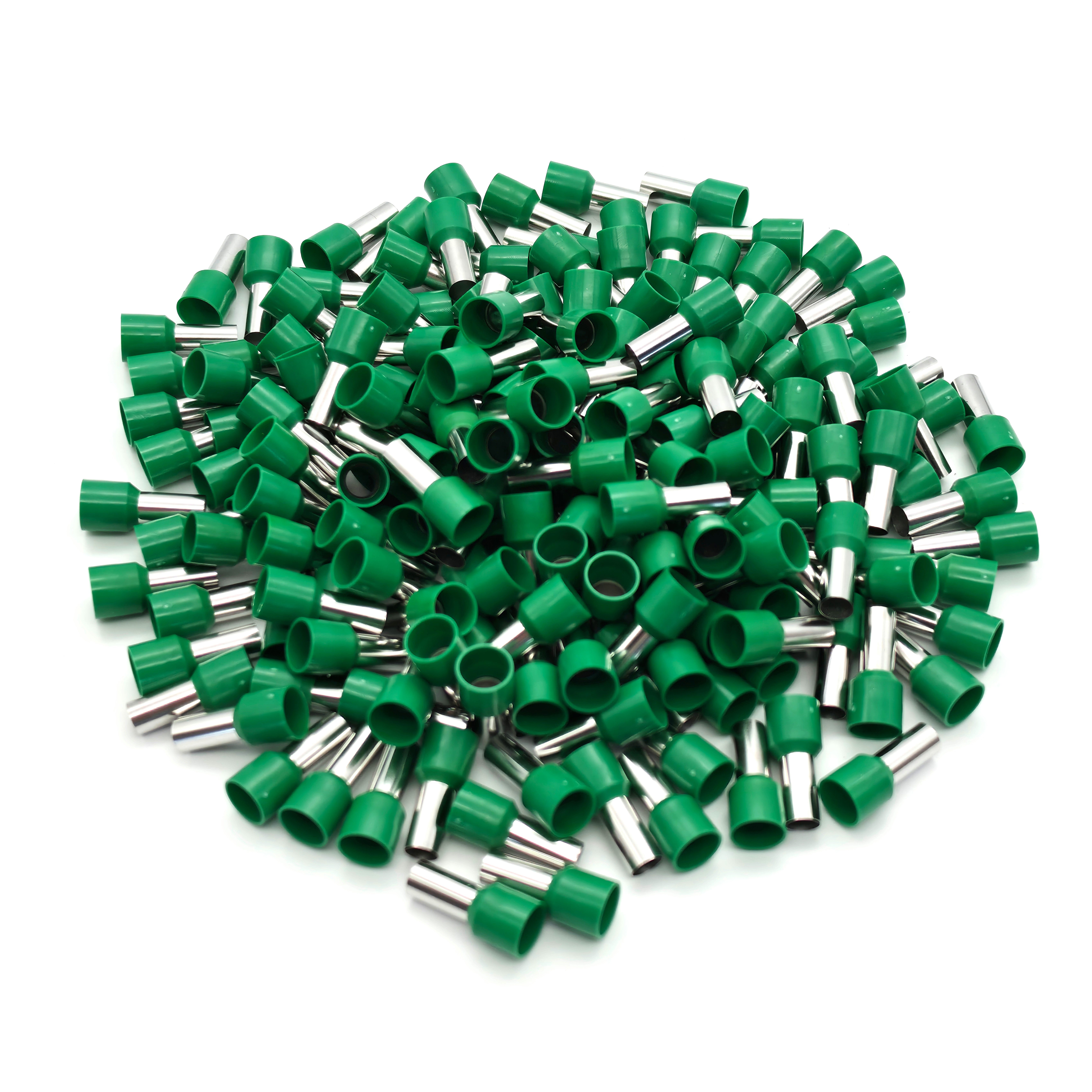 MK24 Handelshaus Aderendhülsen isoliert, 16 mm², 12 mm lang, grün, 5-tlg.