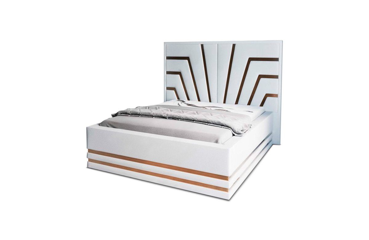 Sofa Dreams Boxspringbett Cecina (6 Teile), Kunstleder Bett modern, Matratze, Topper, mehrere Liegemaße verfügbar