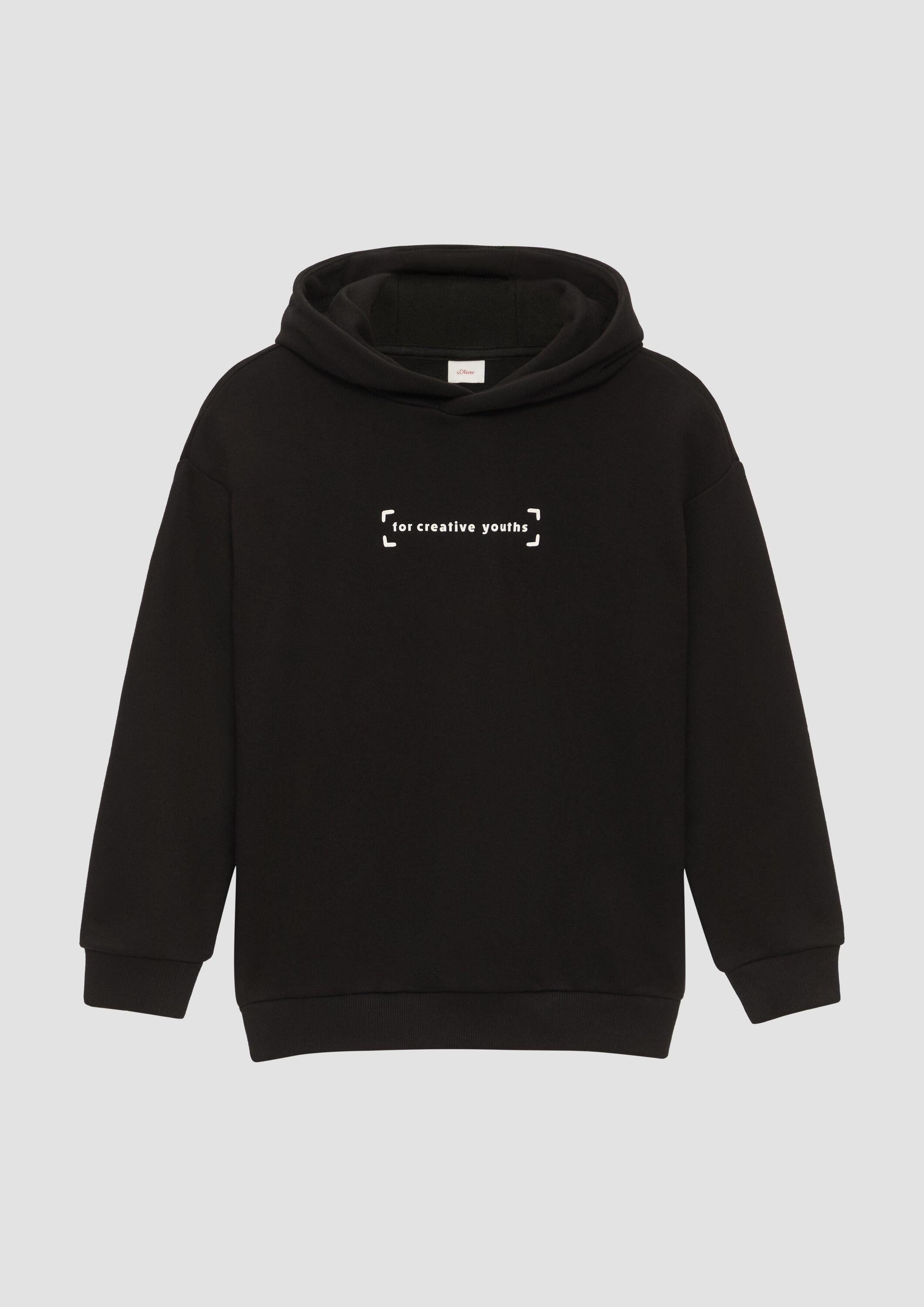 s.Oliver Sweatshirt Sweatshirt Oversized Sweatshirt mit großem Graffiti-Print