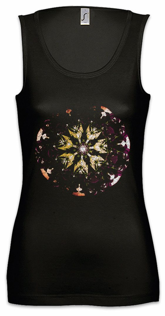 Tanktop Kaleidoscope IV Ärmelloses Damen T-Shirt Crystal Kaleidoskop