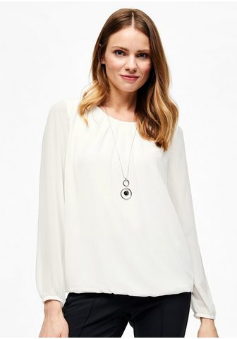 Chiffon/Jersey-Bluse