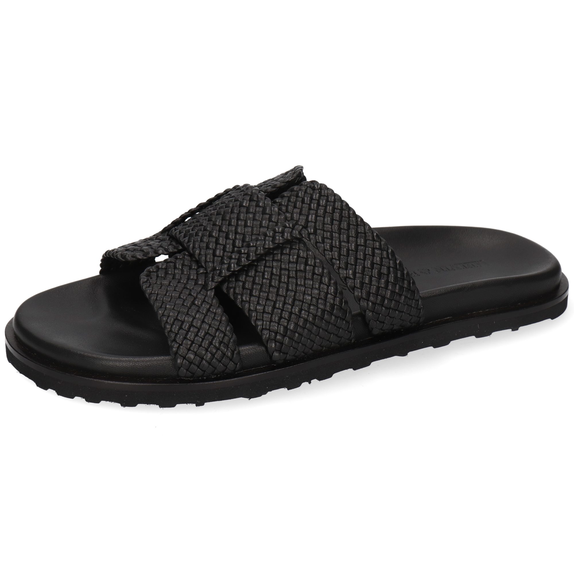 Melvin & Hamilton Petra 6 Leder-Geflochtene Schuhe für Damen Pantolette Flache Absätze, Echtes Leder