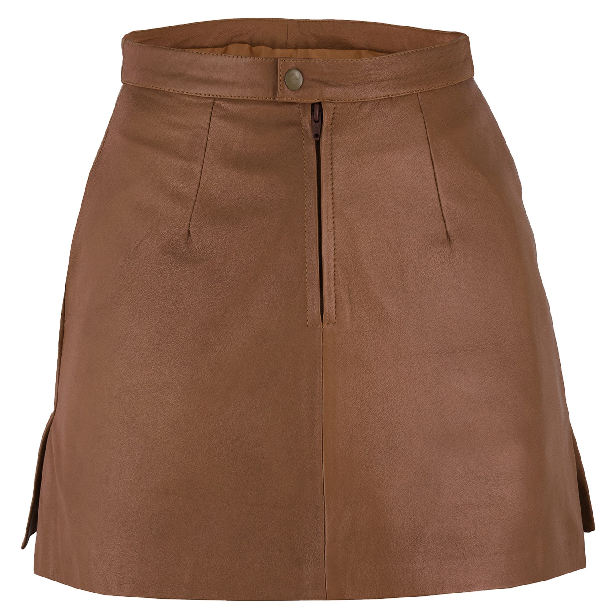 German Wear Lederrock Trend451R Mini Mini Lederrock echtes Leder schwarz günstig online kaufen