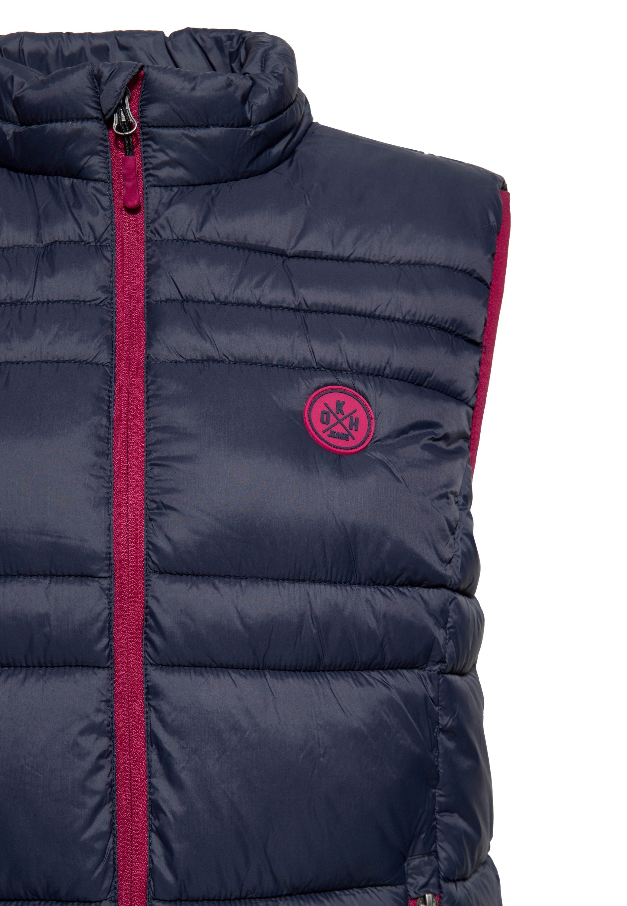 Oklahoma Jeans Steppweste mit Stehkragen