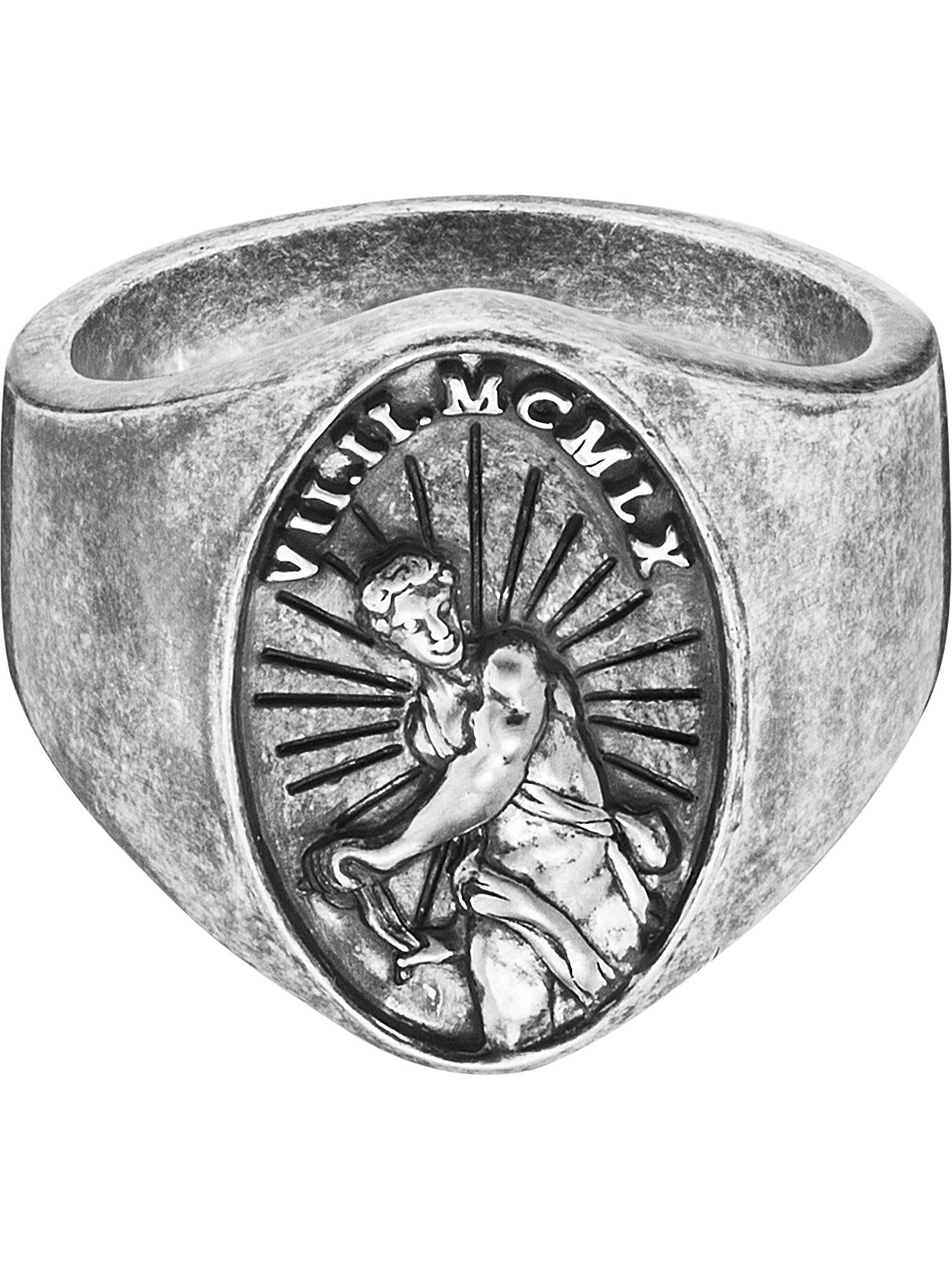CAÏ Silberring Caï Herren-Herrenring Antique century 925er Silber