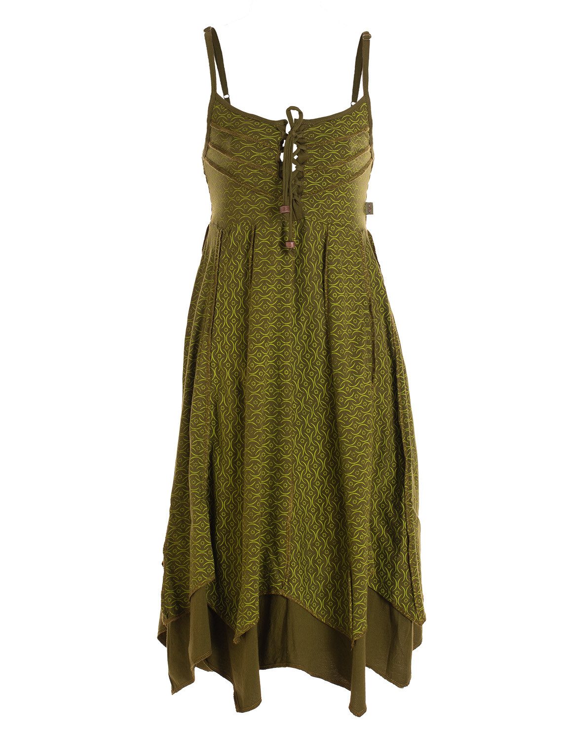 Vishes Sommerkleid Damen Sommer-Kleider längen-verstellbar Spagettiträger-K günstig online kaufen